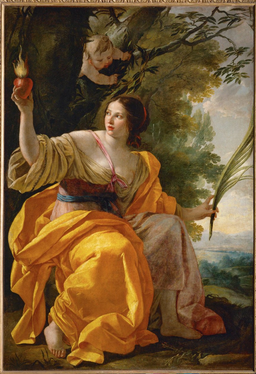 Himmlische Nächstenliebe von Simon Vouet