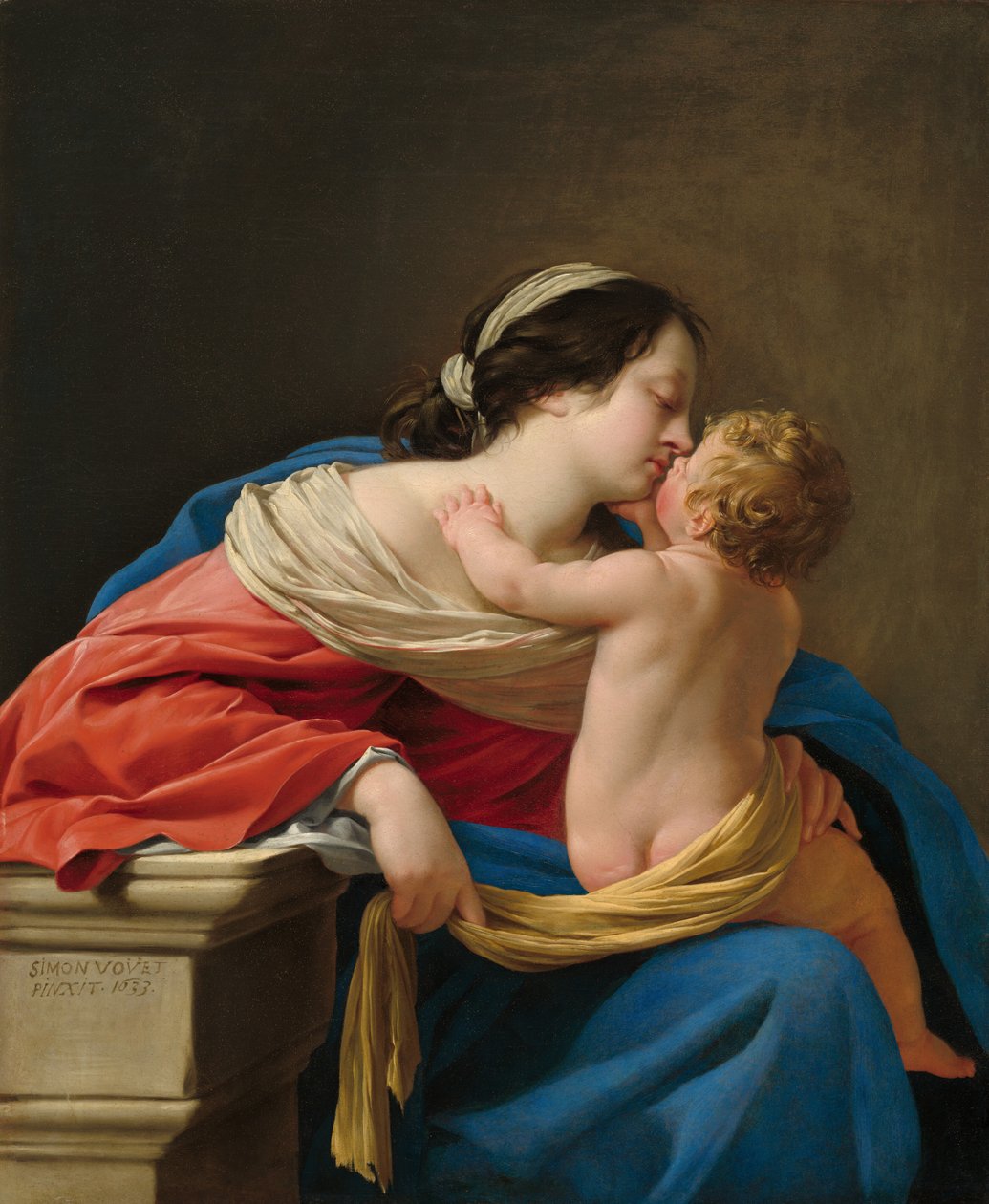 Madonna und Kind von Simon Vouet