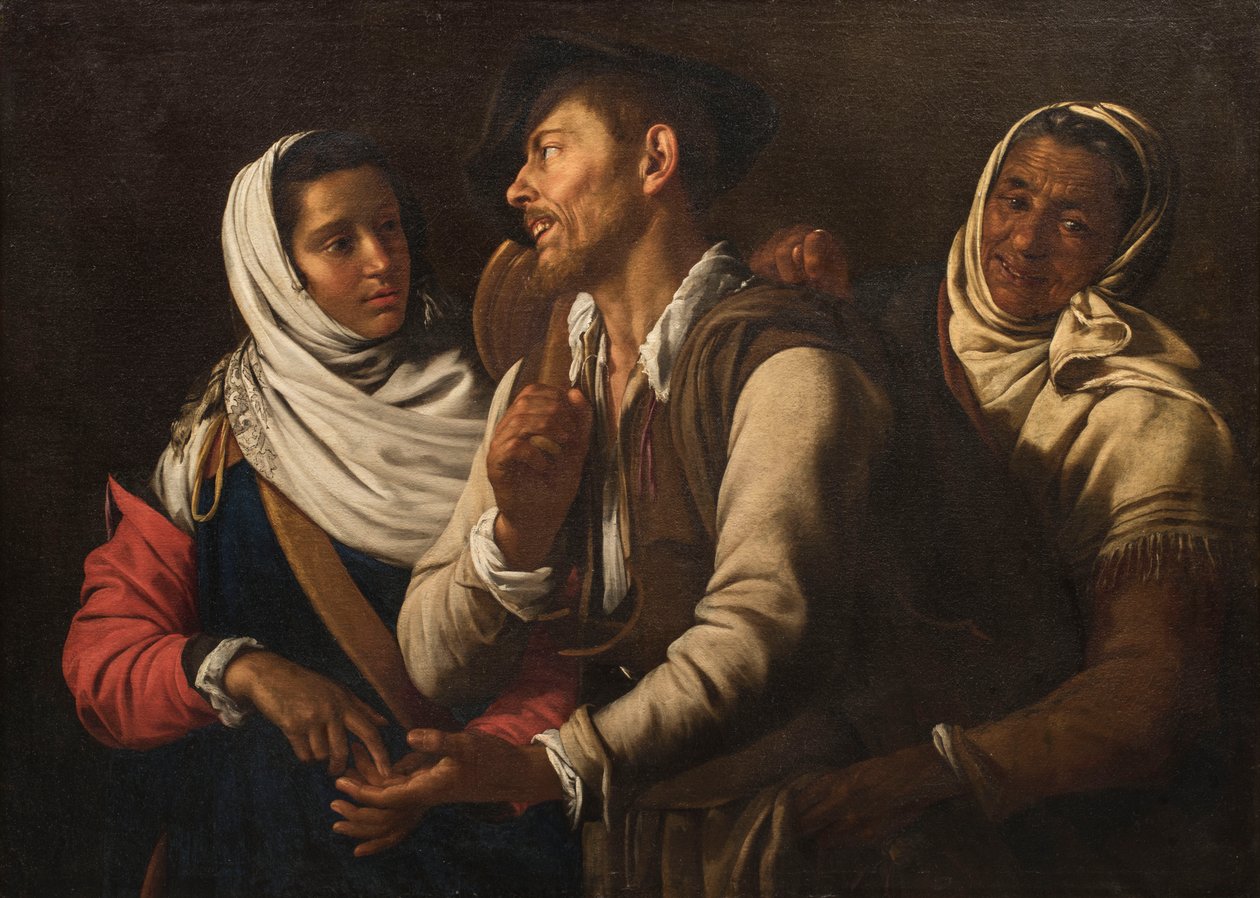 Der Wahrsager, 1617 von Simon Vouet