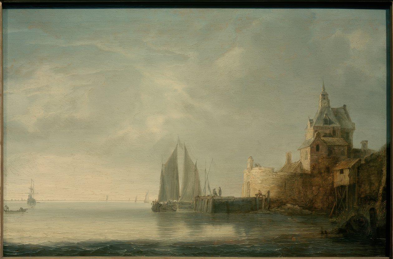 Die Groothoofdspoort in Dordrecht von Simon de Vlieger