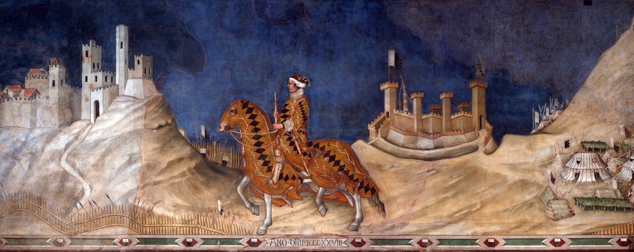 Guidoriccio da Fogliano von Simone Martini