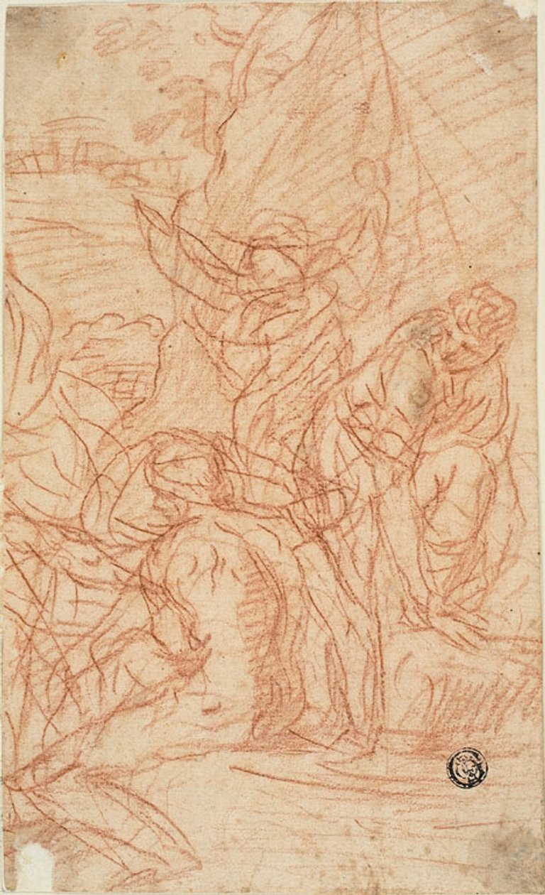 Badende Nymphen von Simone Cantarini