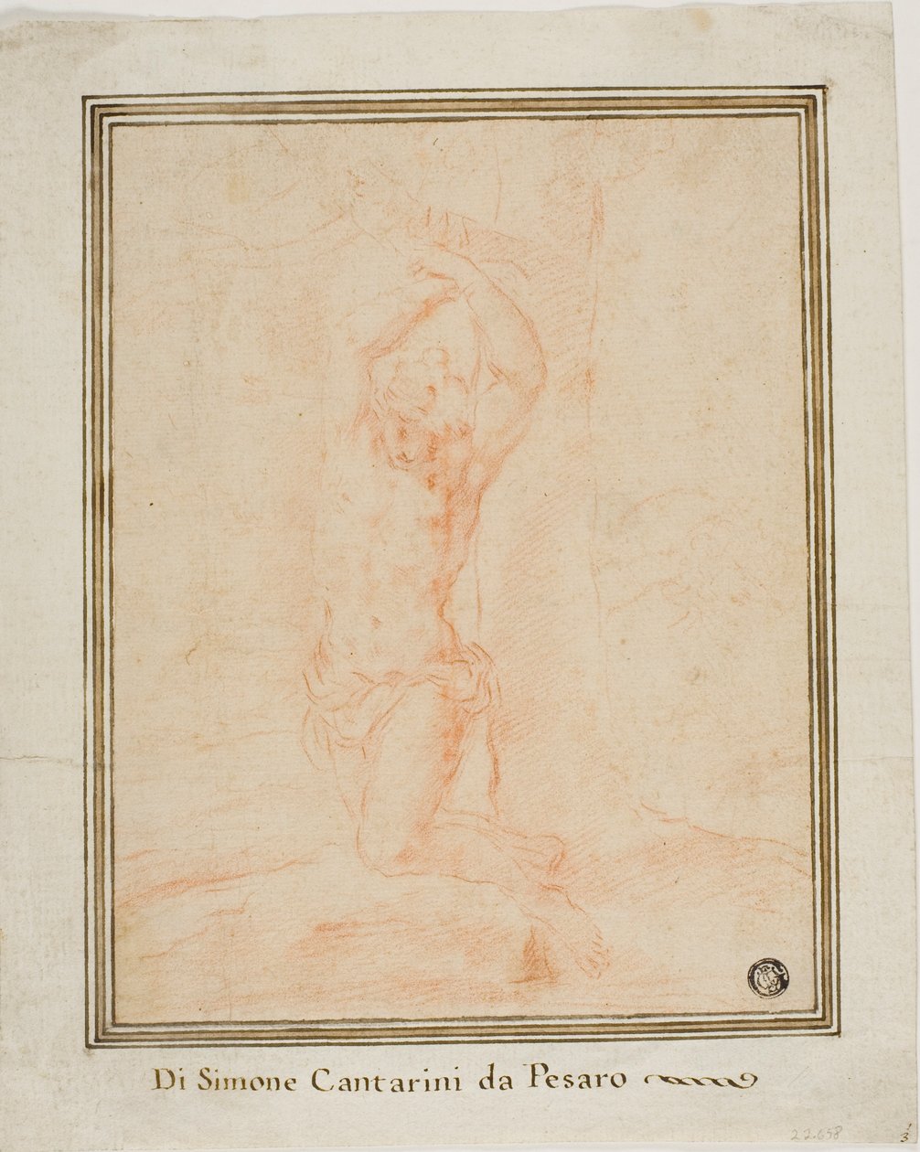 Heiliger Sebastian von Simone Cantarini