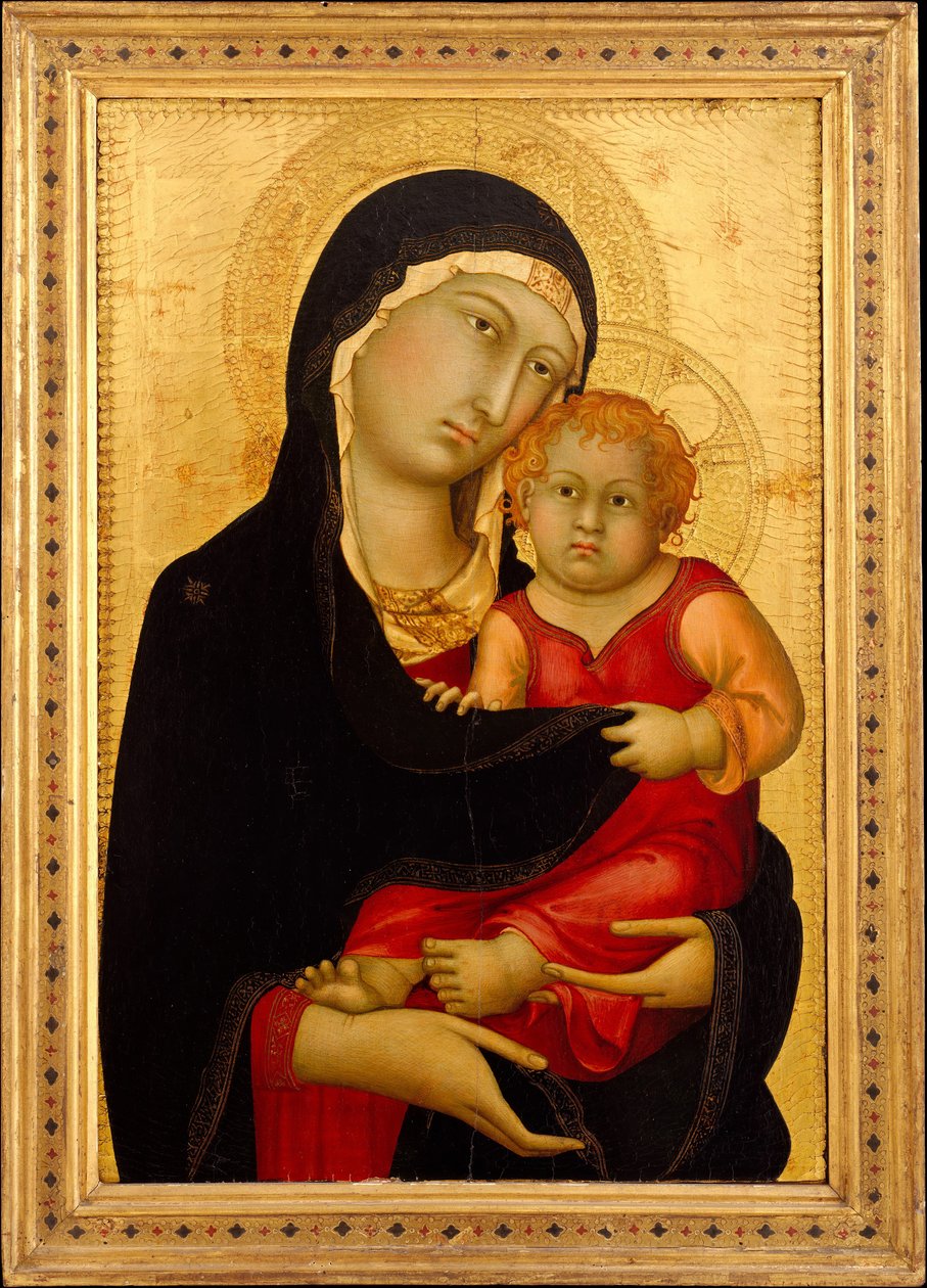 Madonna mit Kind, ca. 1326 von Simone Martini