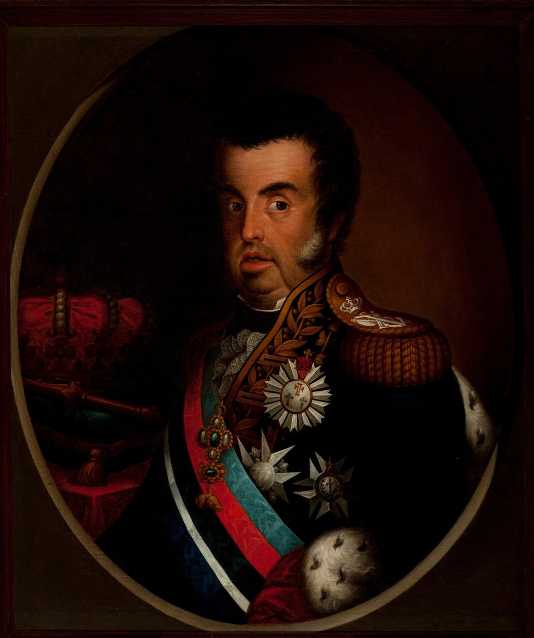 Porträt von Dom João VI (ca. 1820) von Simplicio Rodrigues de Sa