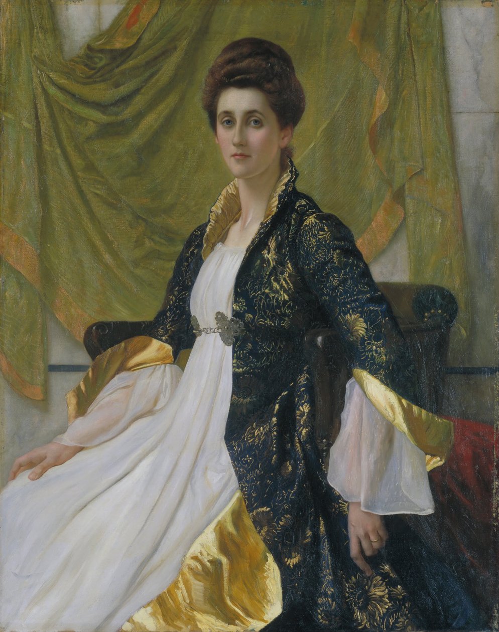 Porträt von Mrs. Ernest Moon von William Blake Richmond
