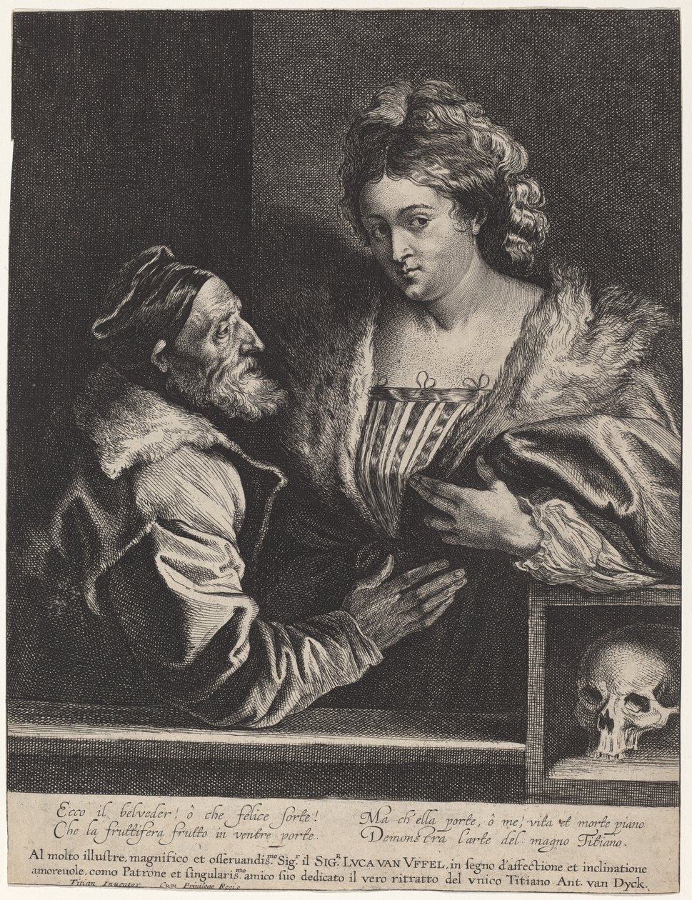 Tizians Geliebte von Sir Anthony van Dyck