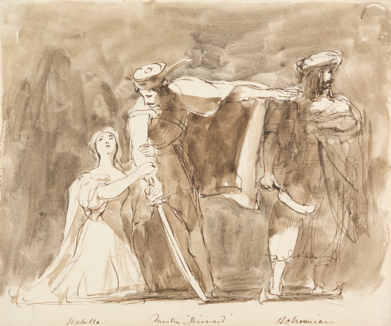 Szene aus Quentin Durward von Sir David Wilkie