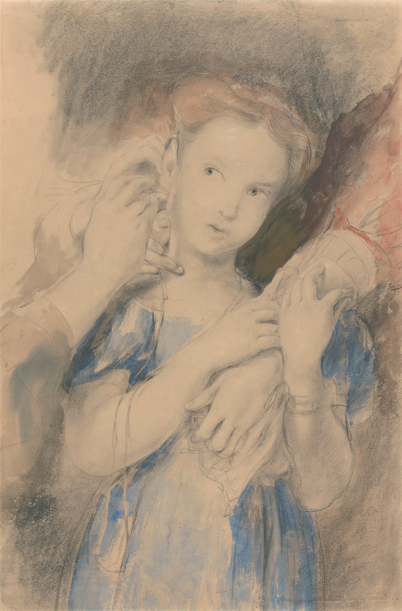 Studie für "Der erste Ohrring" von Sir David Wilkie
