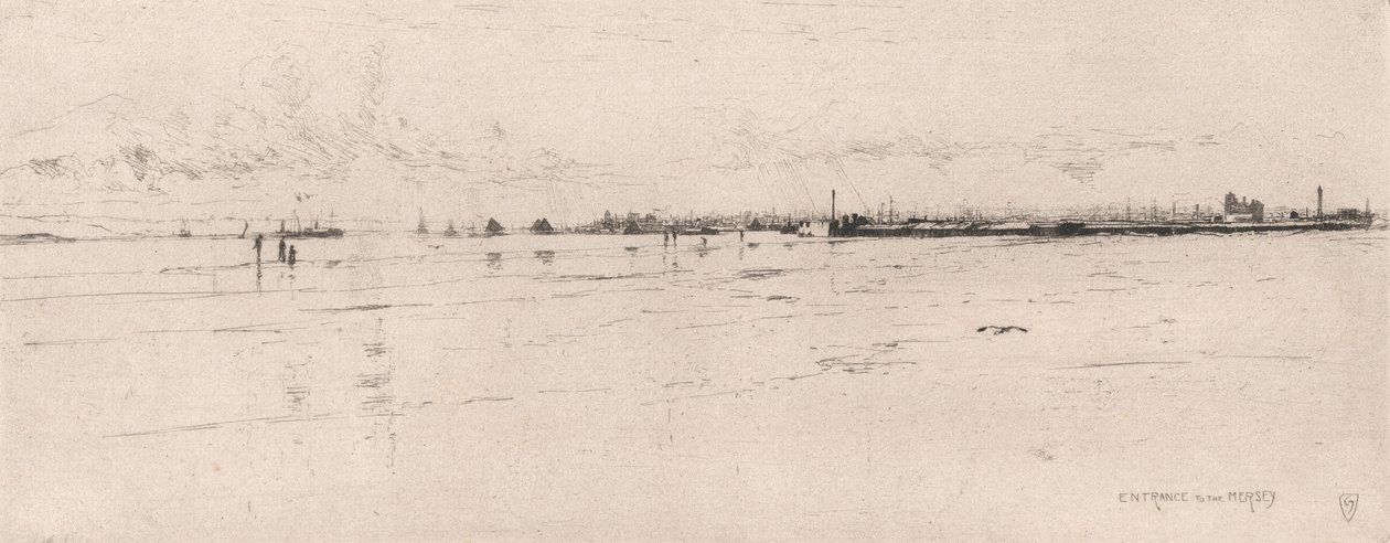 Eingang zum Mersey von Sir Frank Short