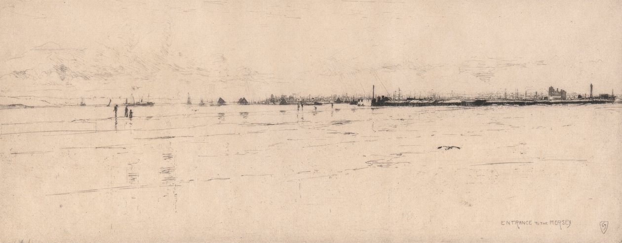 Eingang zum Mersey von Sir Frank Short