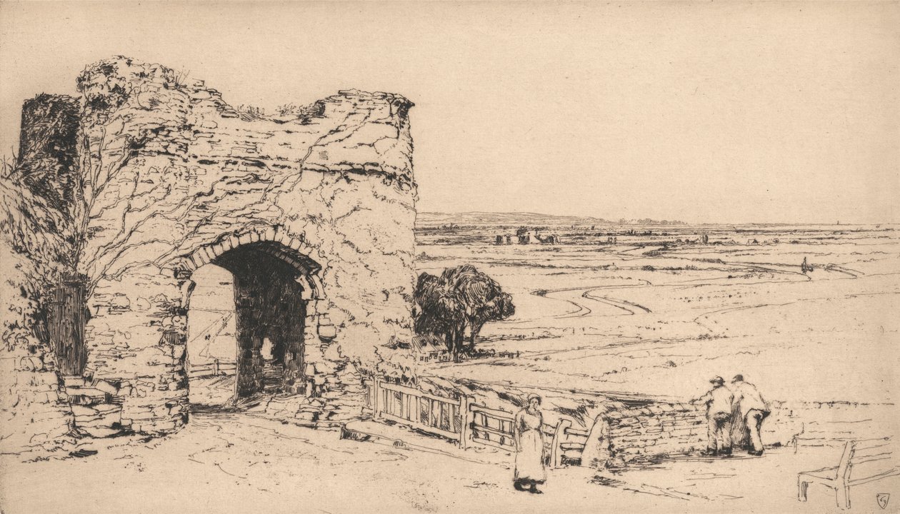 Das Strandtor, Winchelsea von Sir Frank Short