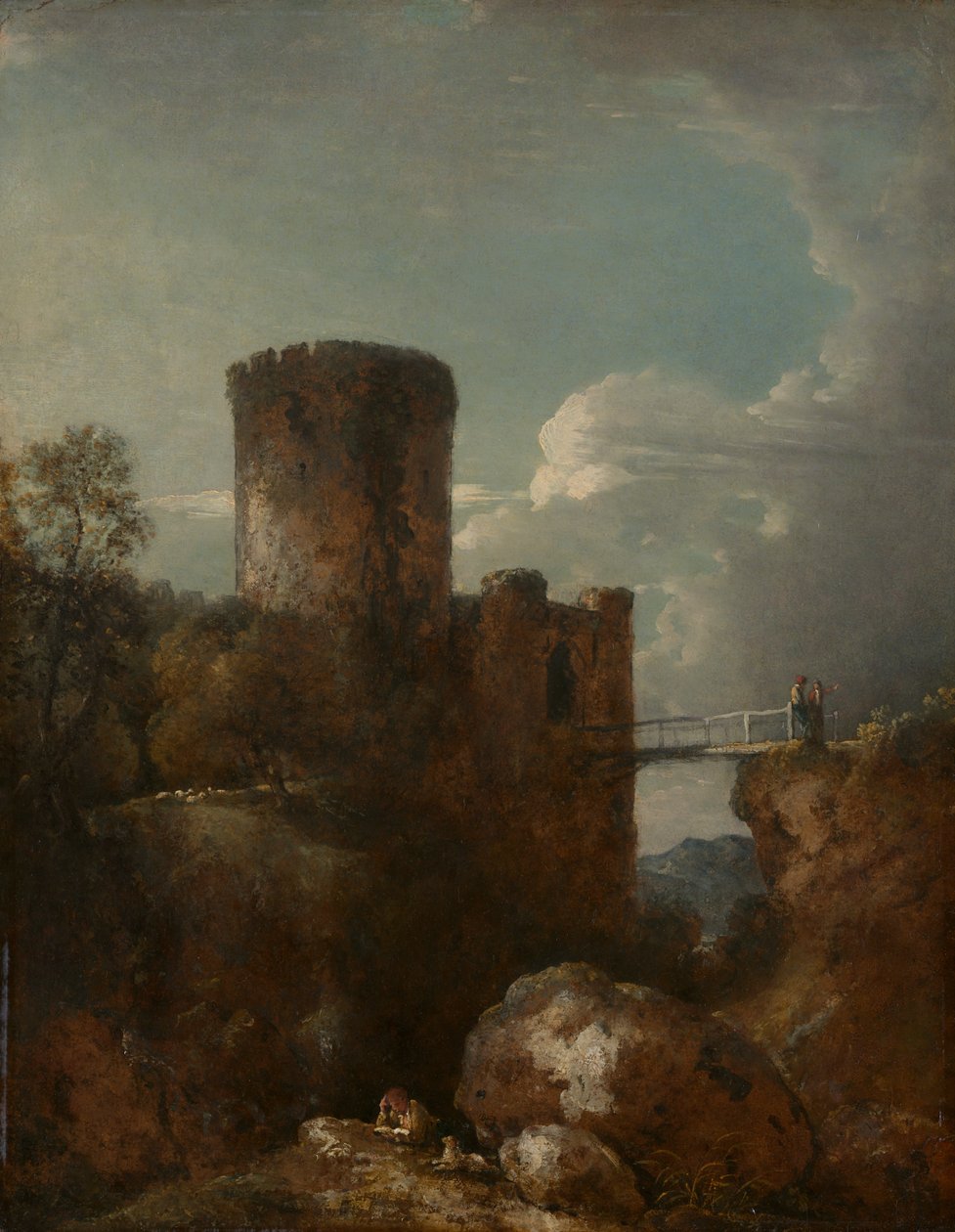 Conway Castle von Sir George Howland Beaumont seventh Baronet