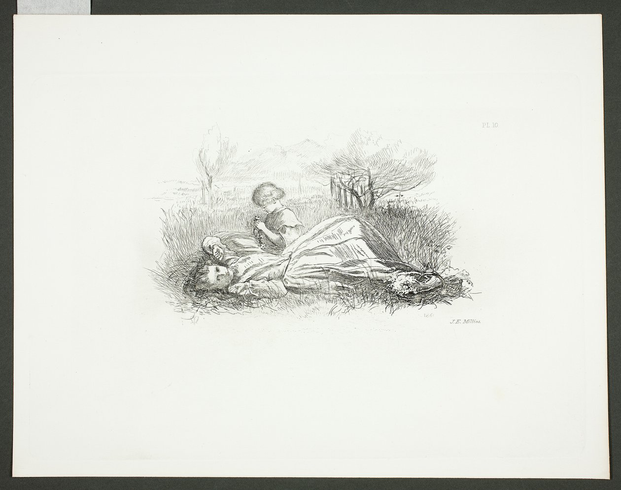 Sommerliche Trägheit von Sir John Everett Millais
