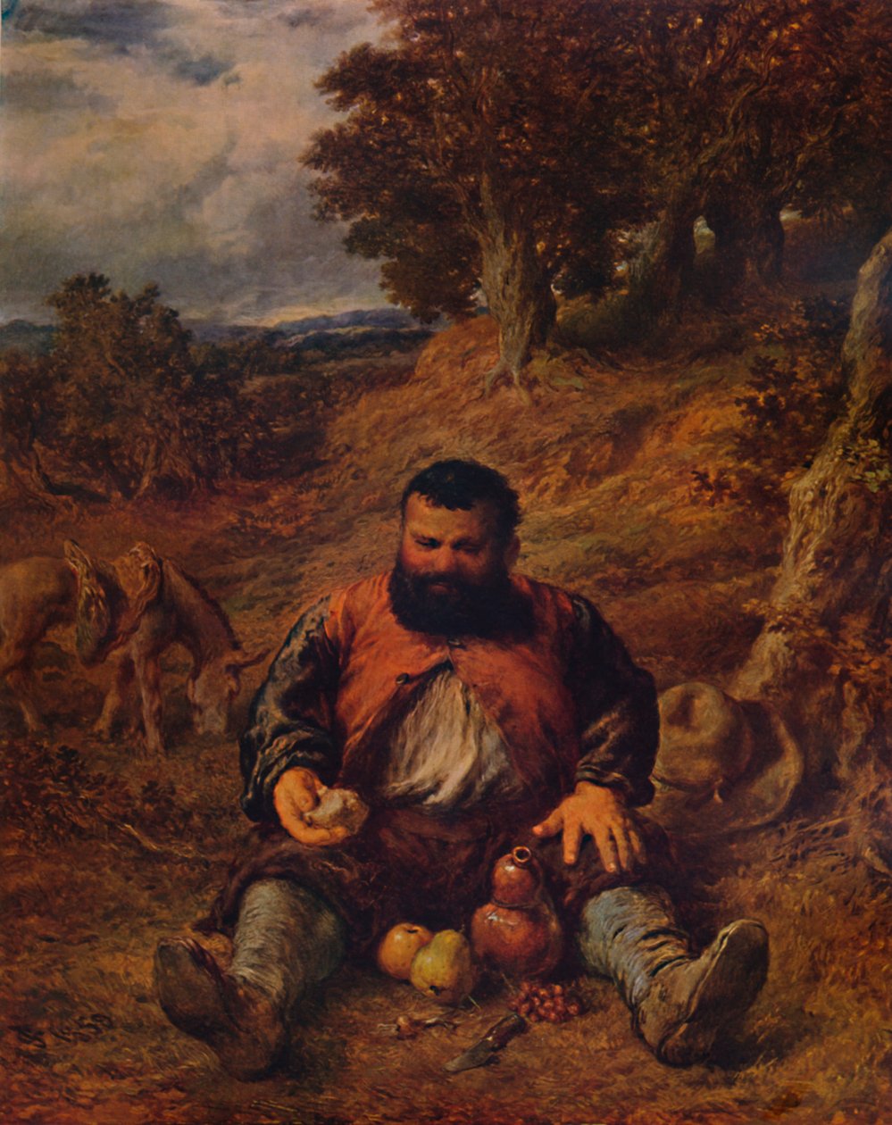 Sancho Panza, 1859 von Sir John Gilbert