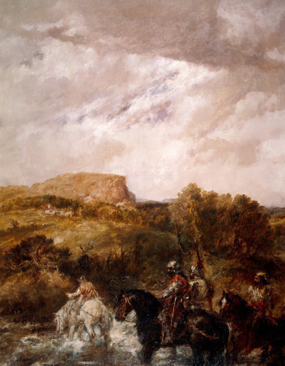 Der Ford, 1891 von Sir John Gilbert