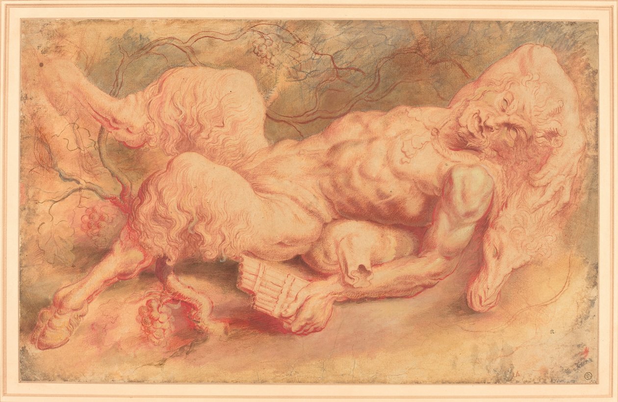 Pan liegend von Sir Peter Paul Rubens