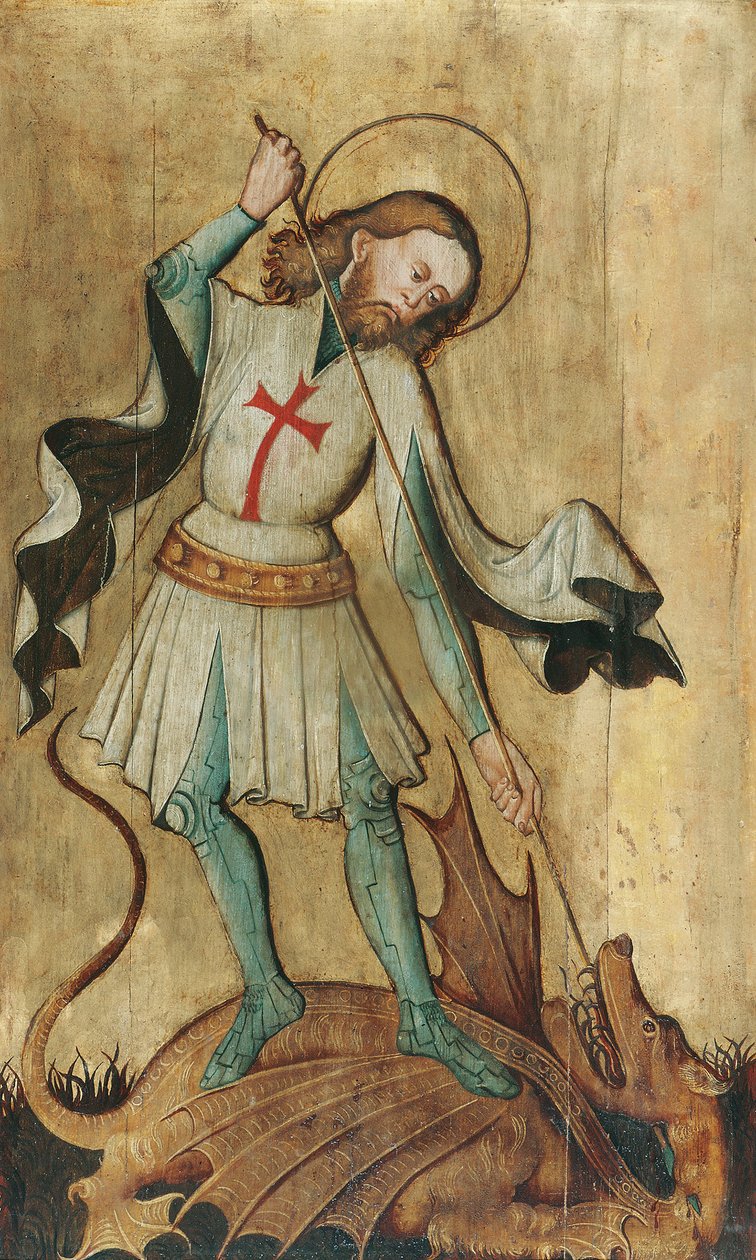 Hl. Georg als Drachentöter von Slowakischer Maler