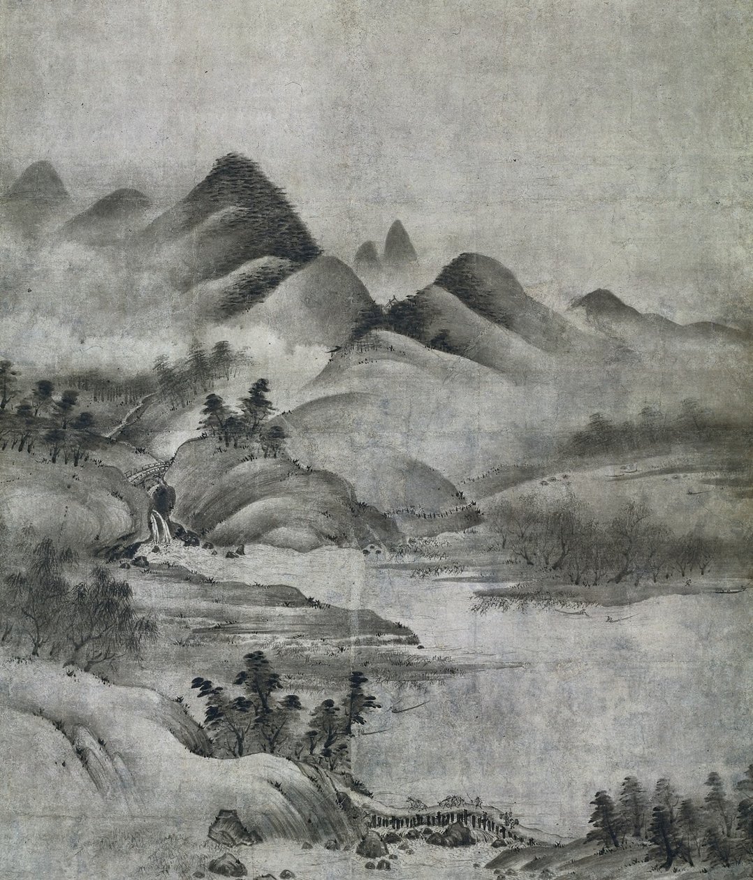 Landschaft, 1500-1525 von Soami