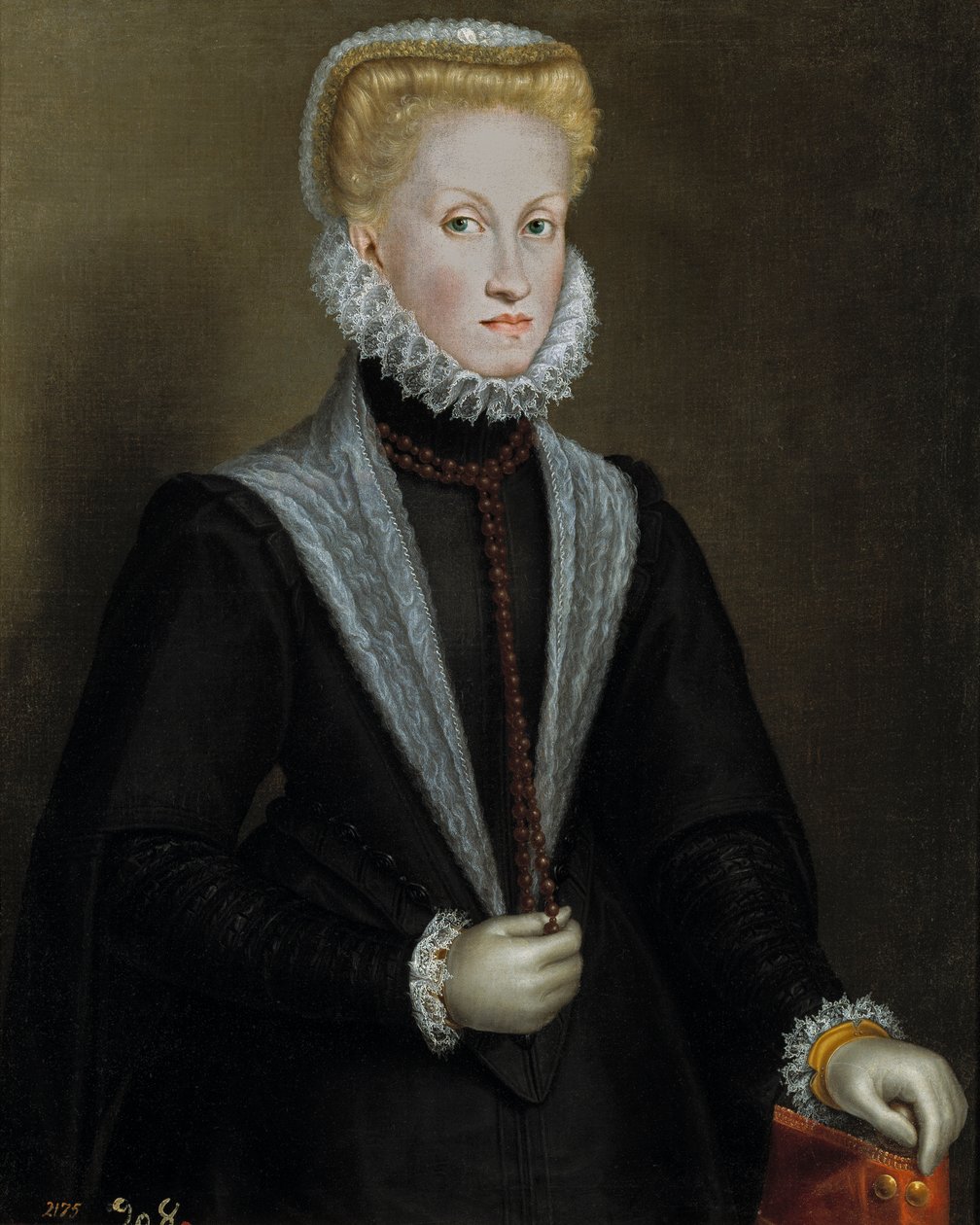 Porträt von Anna von Österreich (1549-1580) von Sofonisba Anguissola