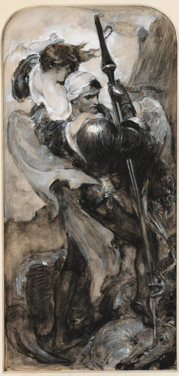 Studie für St. Georg von Solomon Joseph Solomon