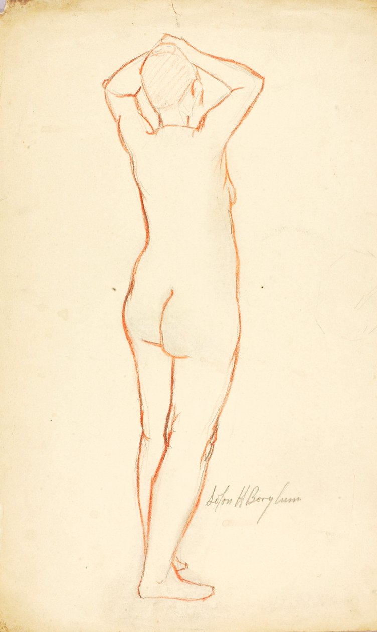 Nackt von Solon H. Borglum