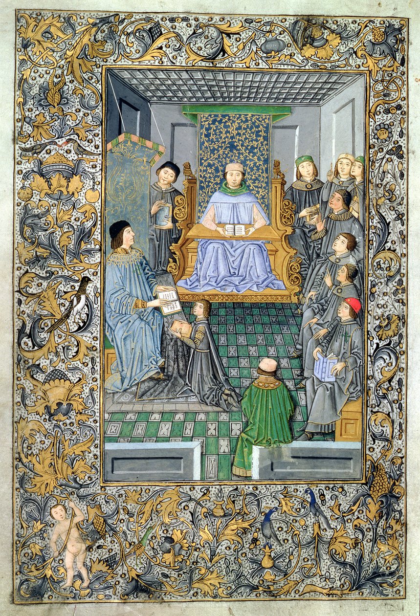 Frontispiz von Antonio de Nebrijas (1444-1522) Gramatica von Spanish School