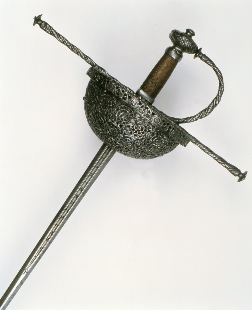 Rapiergriff (Stahl) von Spanish School