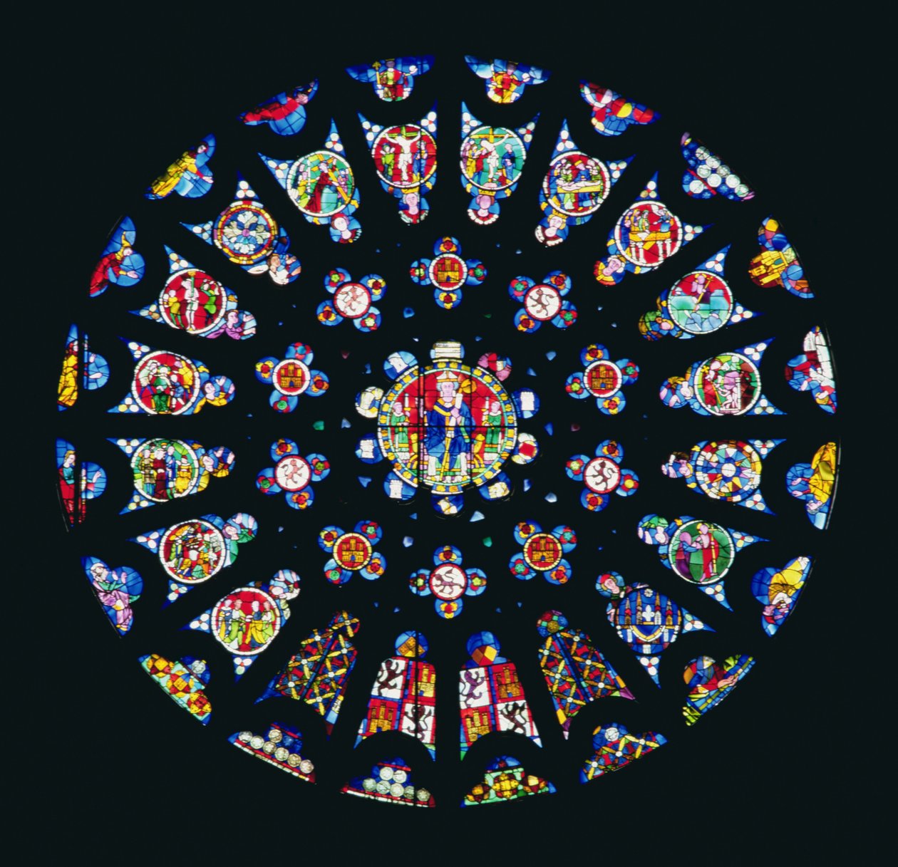 Südrosette, ca. 1280 von Spanish School