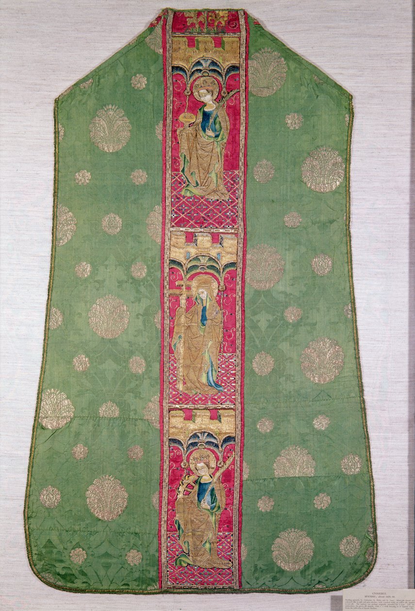 Spanische Kasel, ca. 1425-50 von Spanish School