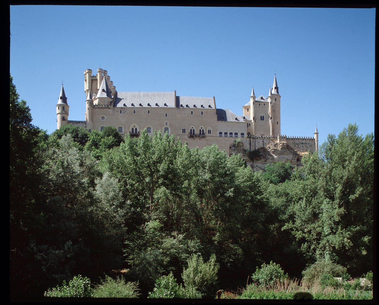 Ansicht der Alcazar von Spanish School