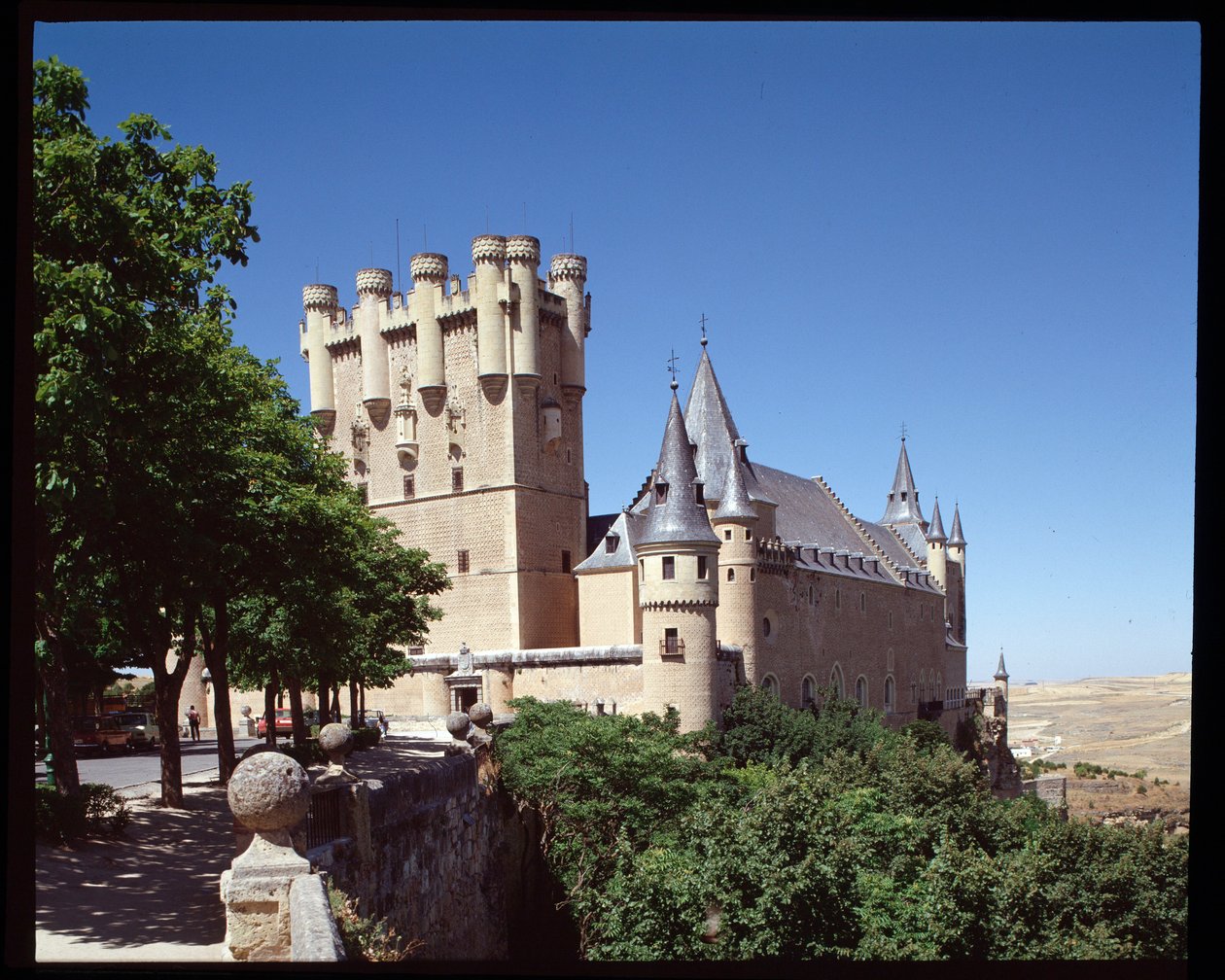Ansicht des Alcazar von Spanish School