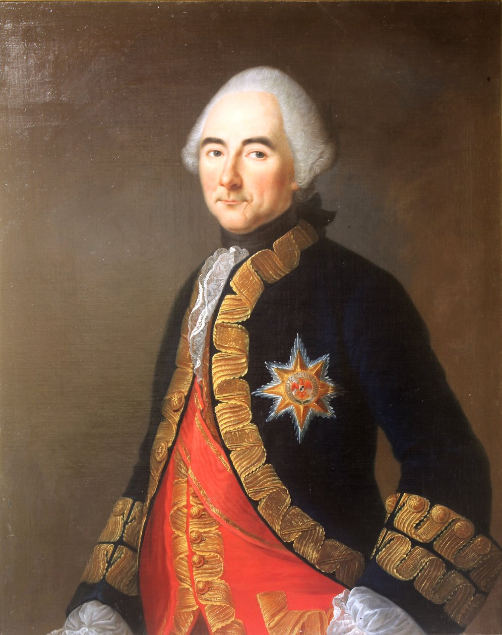 Porträt von Jean-Jacques, Graf von Beausobre, in Generalleutnantuniform von Speiségger