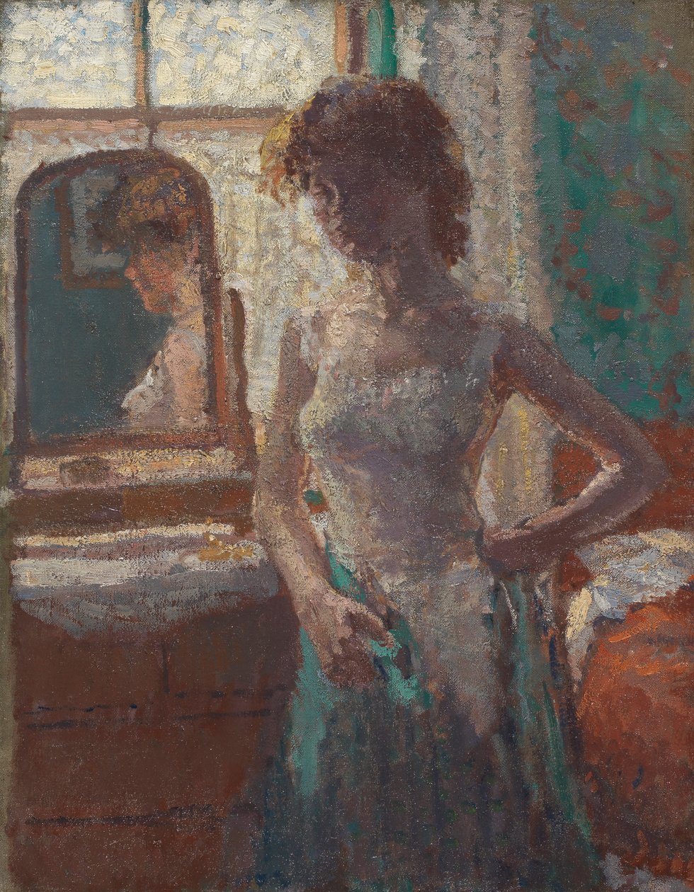 Das grüne Kleid, 1908-09 von Spencer Frederick Gore