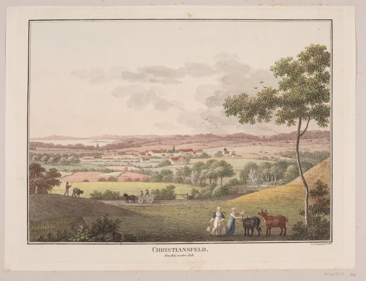Christiansfeld, von der Westseite von Søren L. Lange