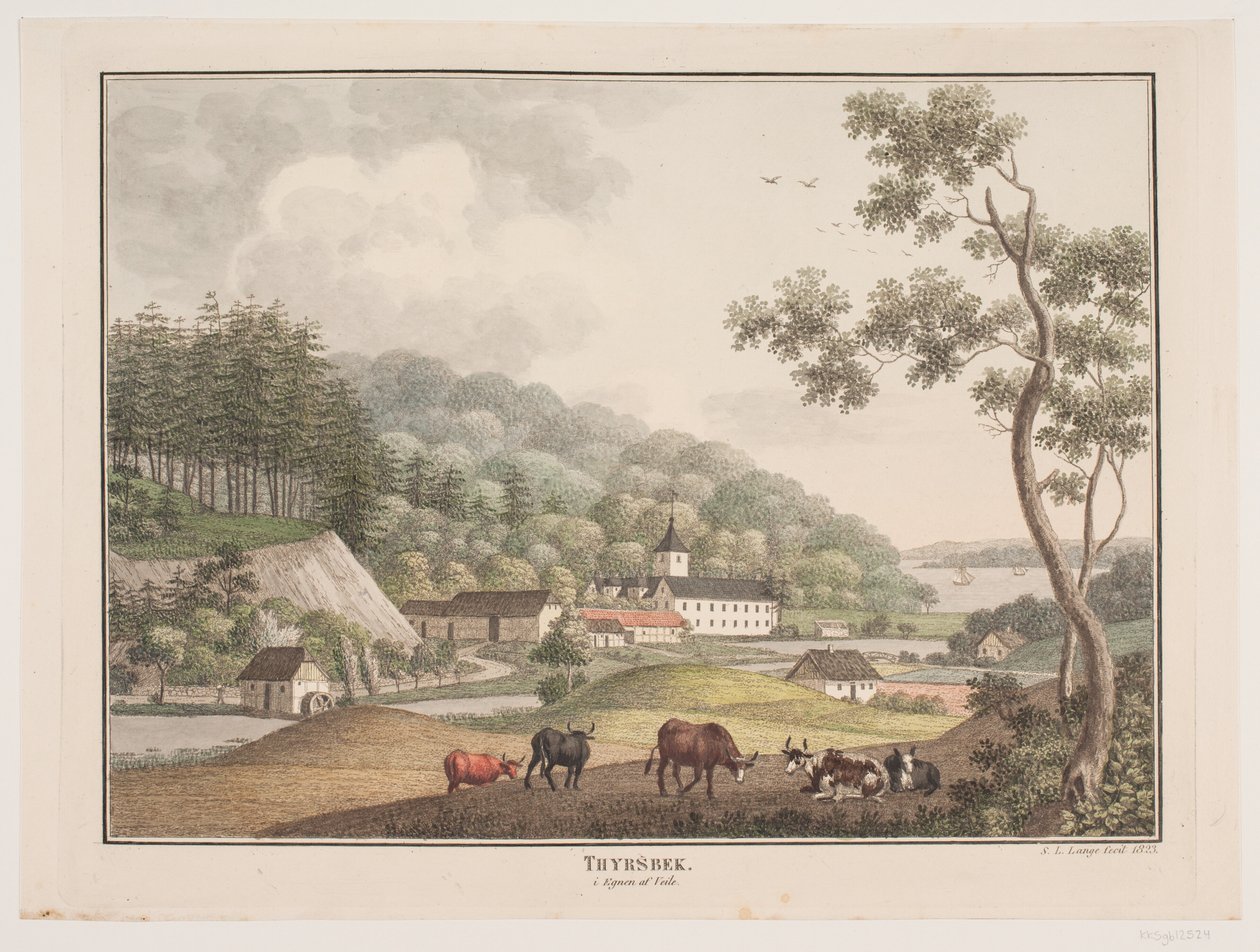 Thyrsbæk in der Gegend von Vejle von Søren L. Lange