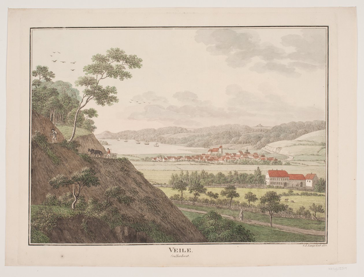 Vejle von Nordwesten von Søren L. Lange