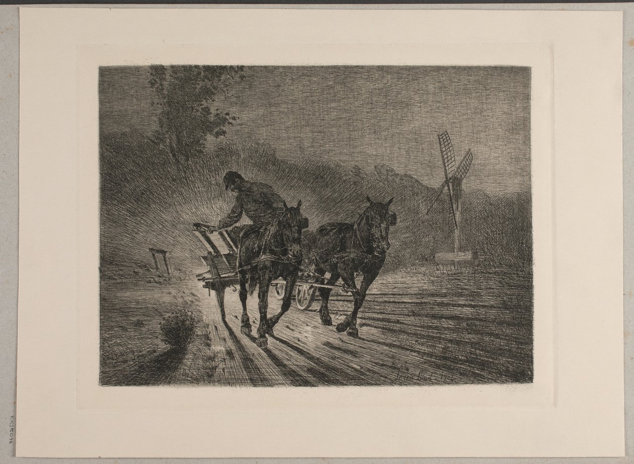 Arbeitswagen. Abend von Søren Lund