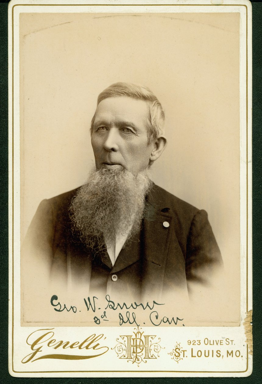 Formelles Brustporträt von George W. Snow von St. Louis Genelli