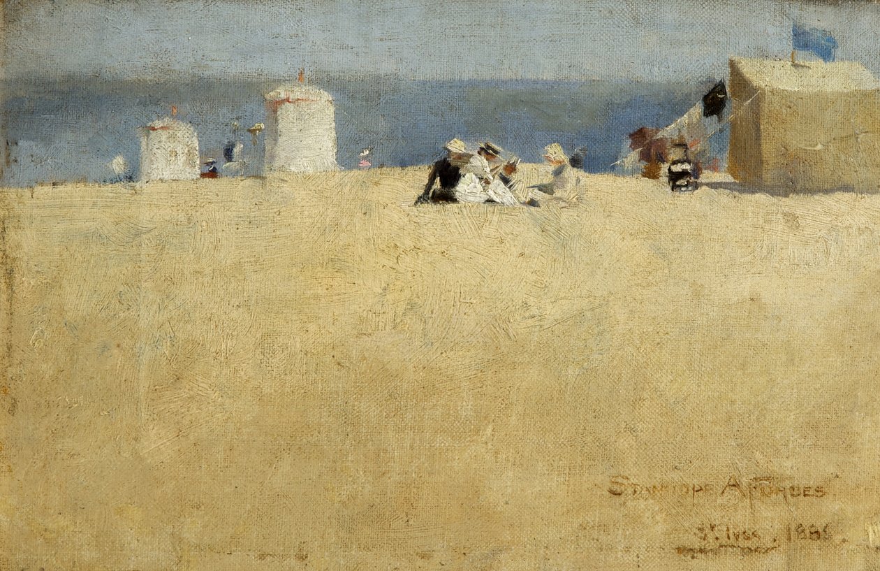 Strandszene, St. Ives von Stanhope Alexander Forbes