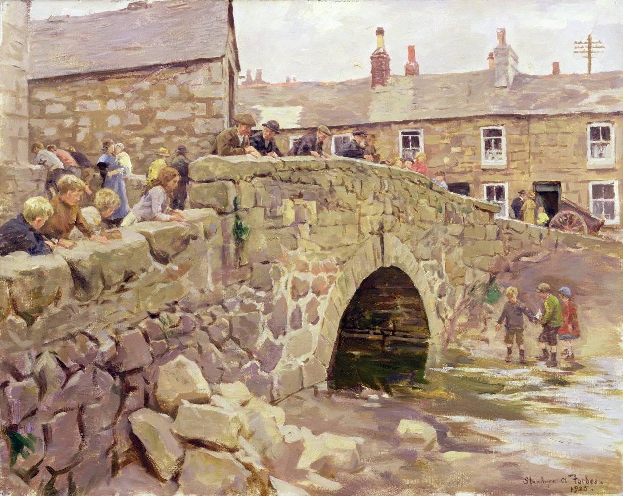 Auf der Brücke von Stanhope Alexander Forbes
