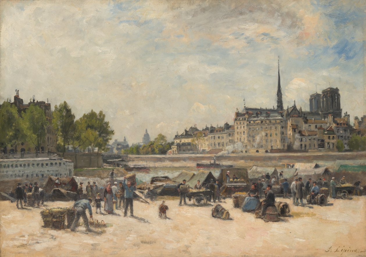 Der Apfelmarkt von Stanislas Lepine