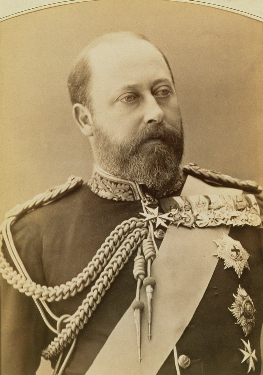 König Edward VII. als Prinz von Wales (1841-1910), Porträtfotografie von Stanislaus Walery