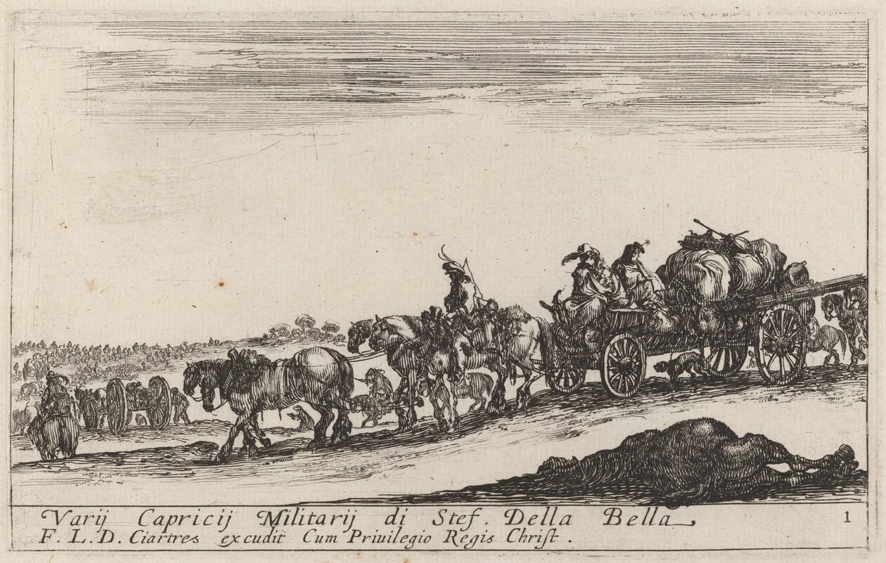 Gepäckzug von Stefano della Bella