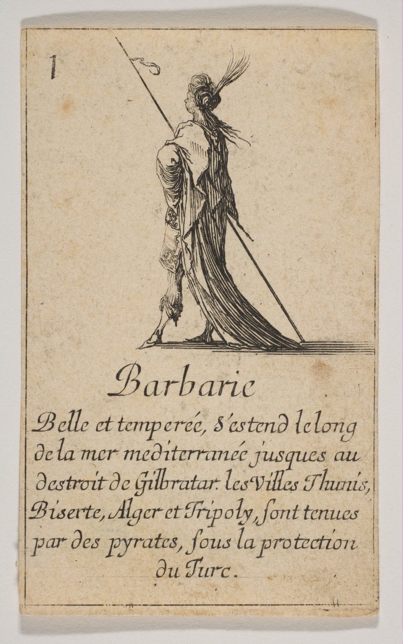 Barbarei, 1644 von Stefano della Bella