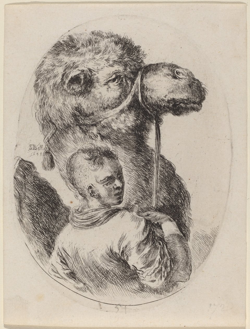 Bräutigam mit einem Kamel, 1649 von Stefano della Bella