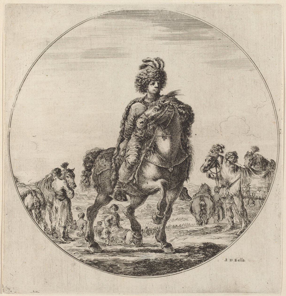 Ungarischer Kavalier von Stefano della Bella