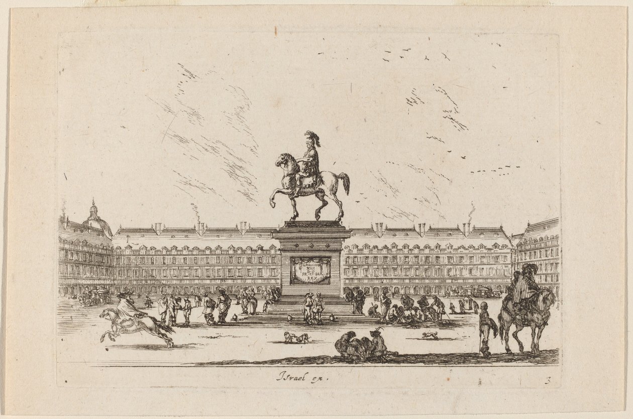 Place Royale, 1642 von Stefano della Bella