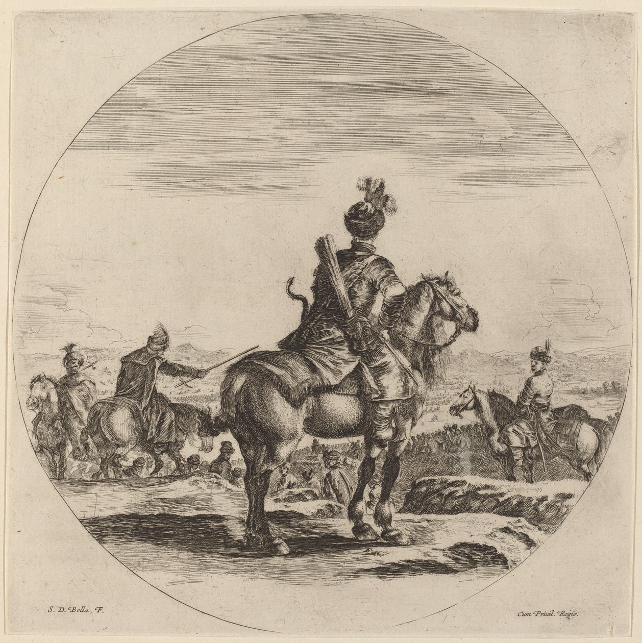 Polnischer Kavalier von Stefano della Bella