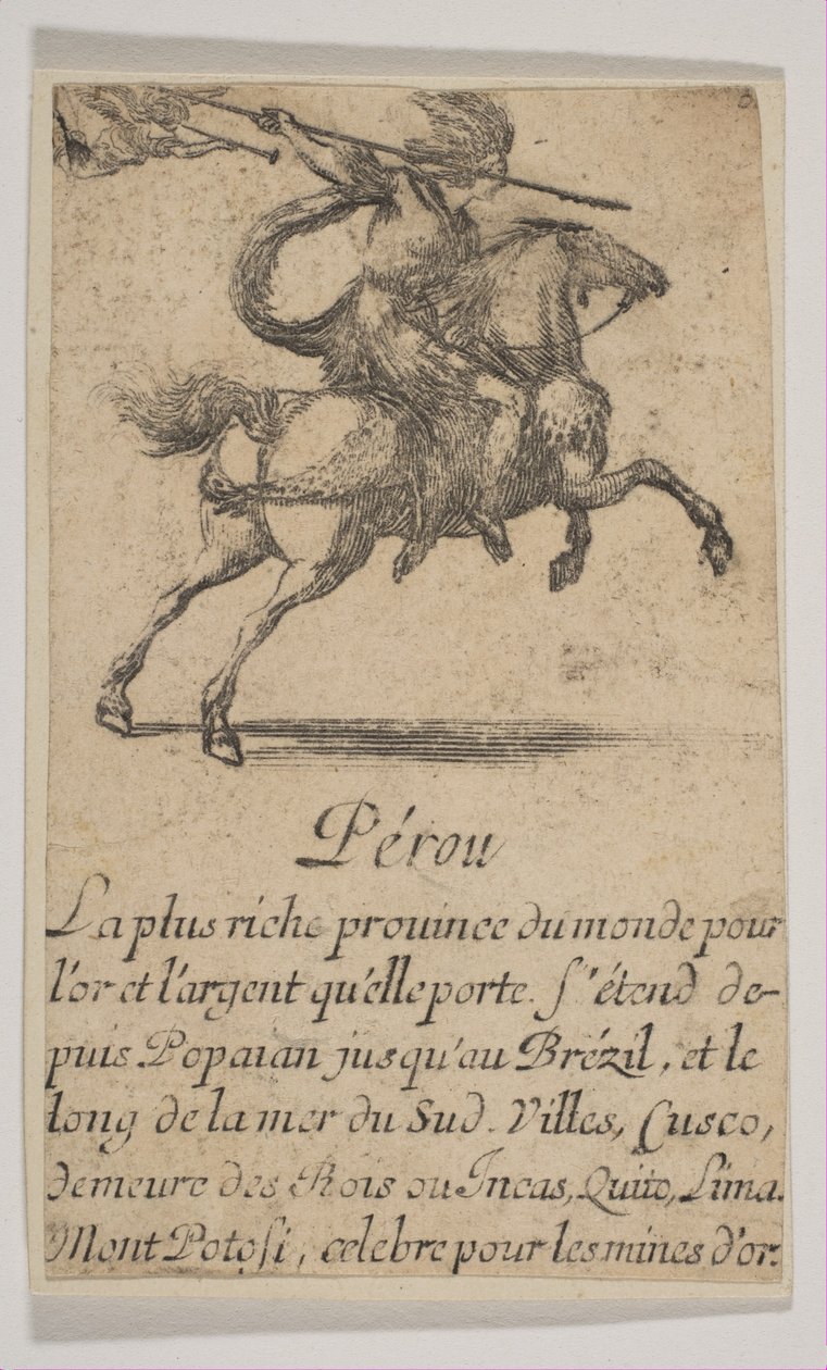Peru, 1644 von Stefano della Bella
